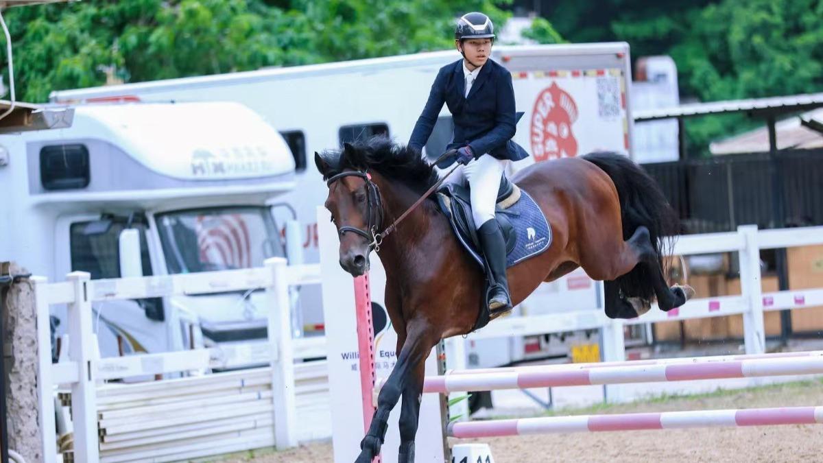 Young Taiwanese riders shine in event (Courtesy of 2025 Shenzhen-Hong Kong-Macao-Taiwan Equestrian I Taiwanese riders impress at Shenzhen equestrian event