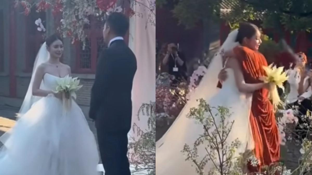 汪小菲和馬筱梅完婚。(圖／翻攝自微博）