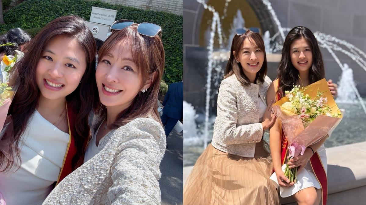 賈永婕大女兒畢業。（圖／翻攝賈永婕臉書）