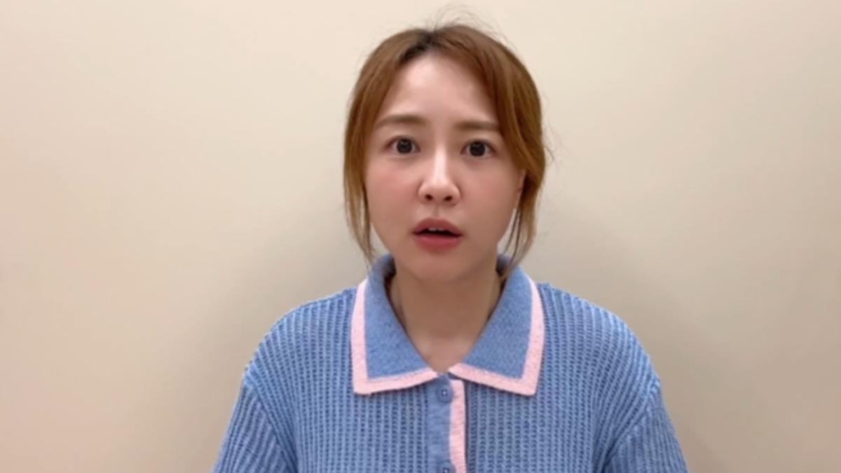 賴薇如透過影片發聲。（圖／經紀人提供）