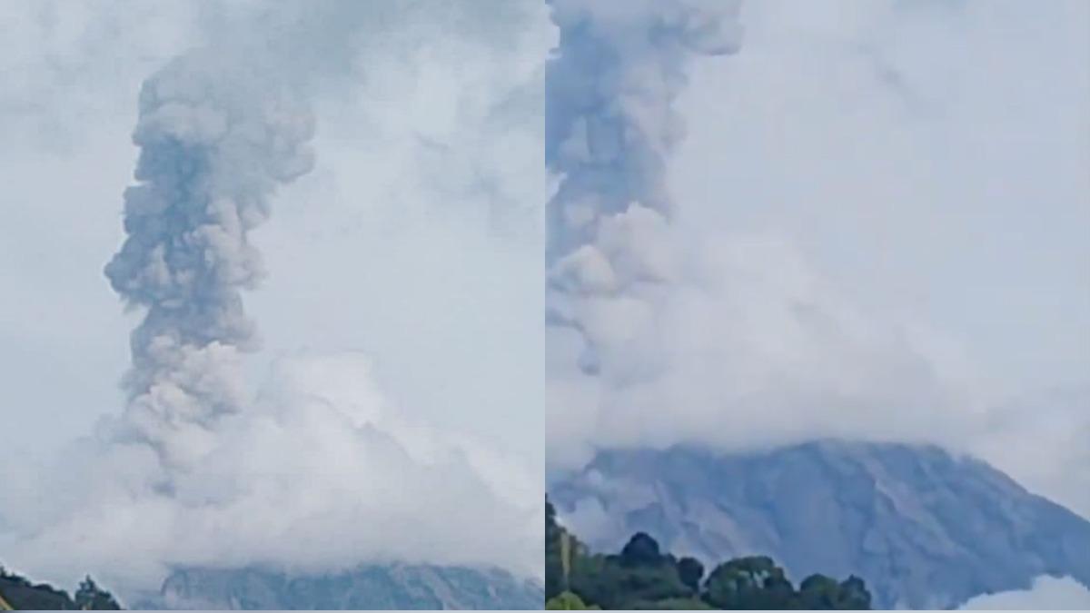 印尼火山週末數度噴發「警戒等級升最高」　去年至少9人死亡