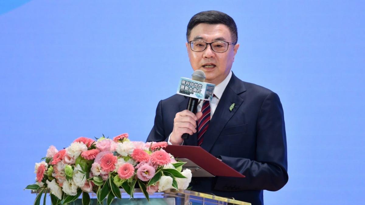 卓榮泰今日出席「屏科半導體供應鏈進駐啟動典禮」。（圖／行政院提供）