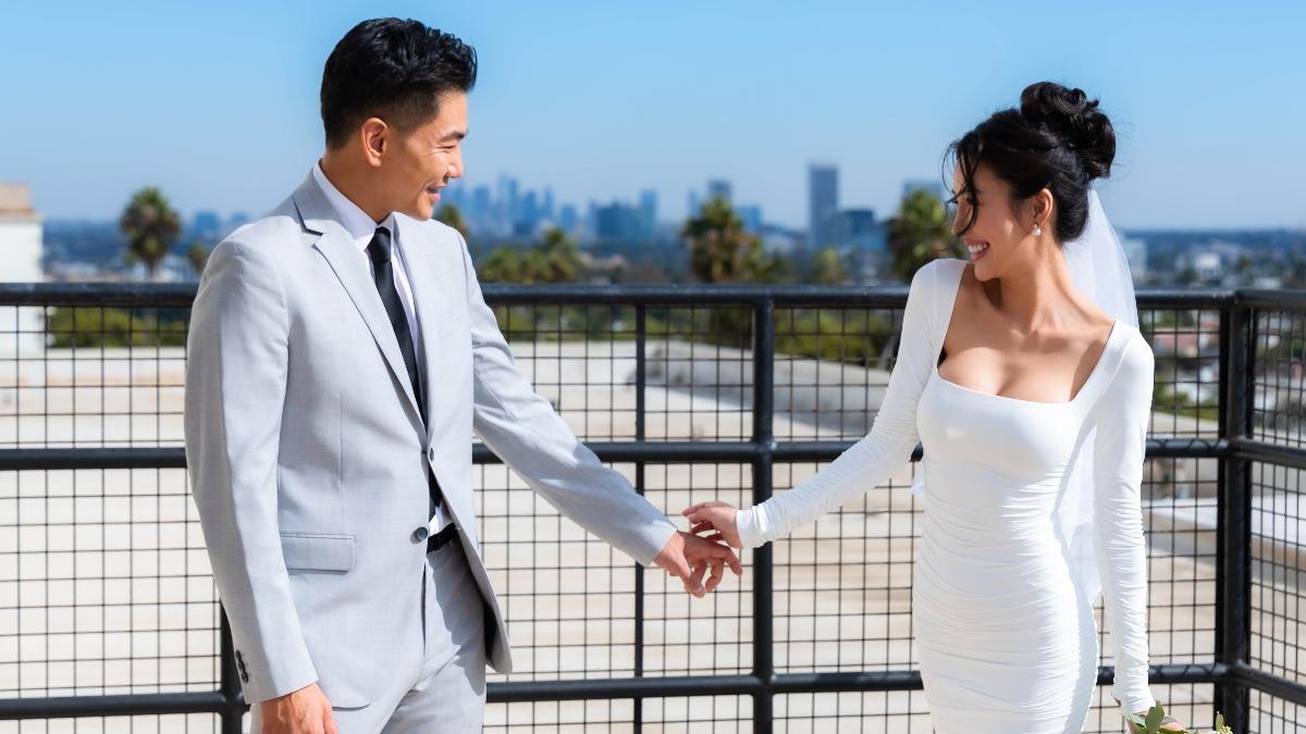 孔令奇宣布結婚，老婆是大馬富家千金Eunice。（圖／孔令奇提供）