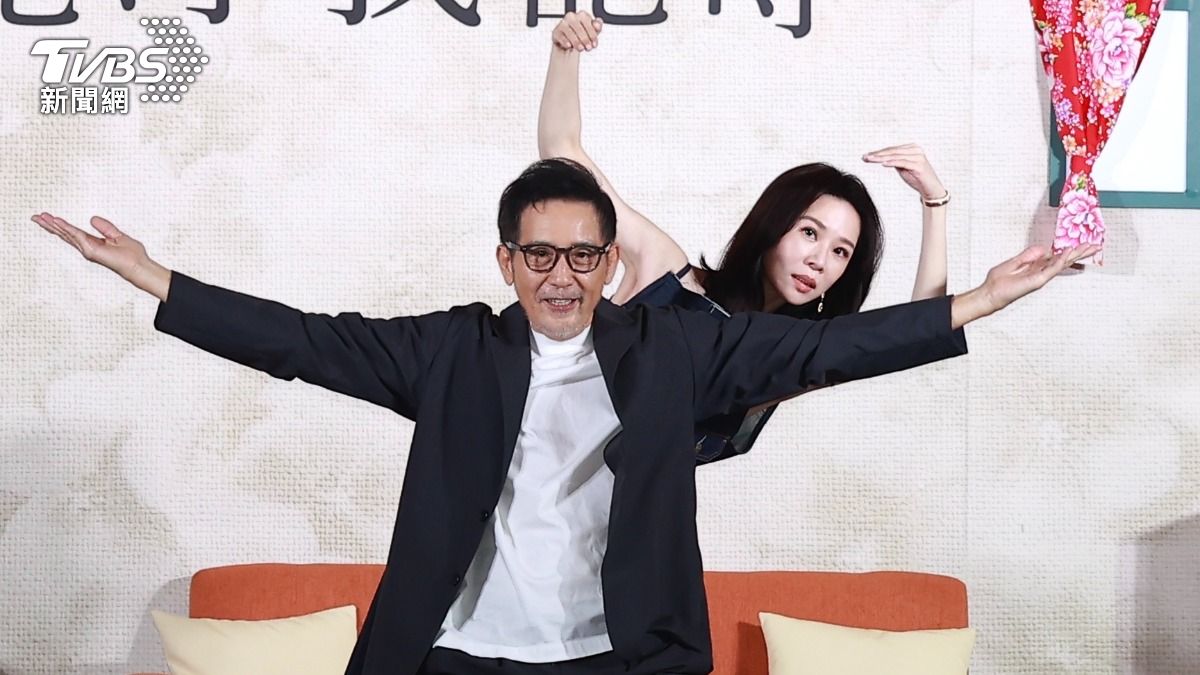 秦漢（左）、謝盈萱相愛相殺。（圖／黃城碩攝）