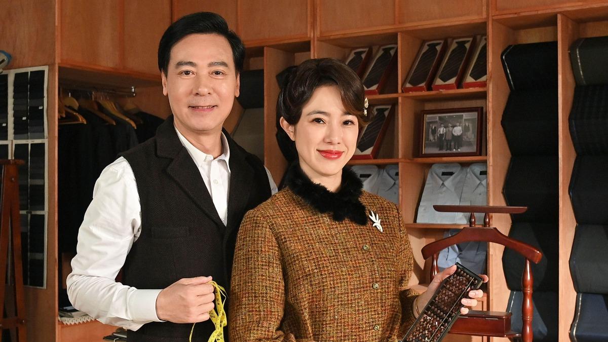 尹昭德（左）和黃瑄飾演夫妻，兩人攜手共度許多難關。（圖／台視提供）