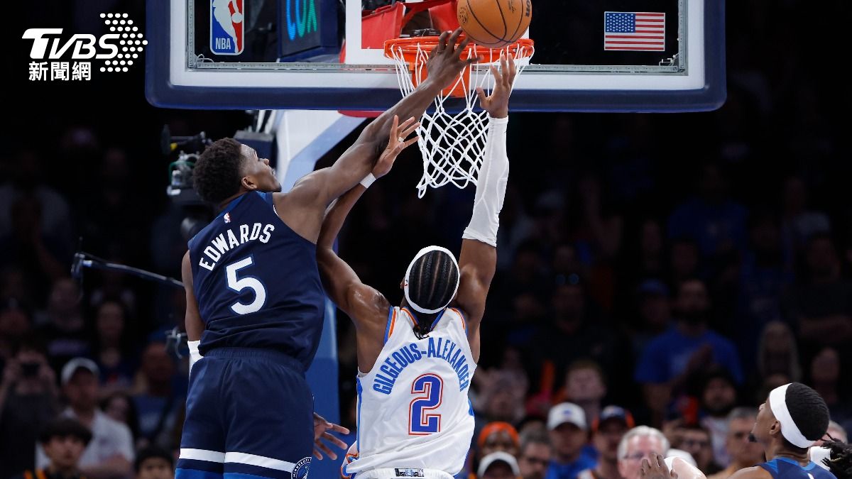 NBA-NBA季後賽-NBA季後賽賽程-NBA直播-NBA線上看-雷霆對灰狼-Anthony Edwards-Shai Gilgeous-Alexander