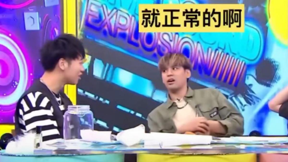 陳零九被小賴問到當兵一事，僅說兵種「就正常的啊」。（圖／翻攝自陳沂臉書）