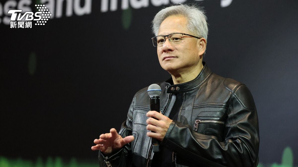 輝達執行長黃仁勳談H20晶片禁止出口，認為政策錯誤。（圖／華子琛攝）
