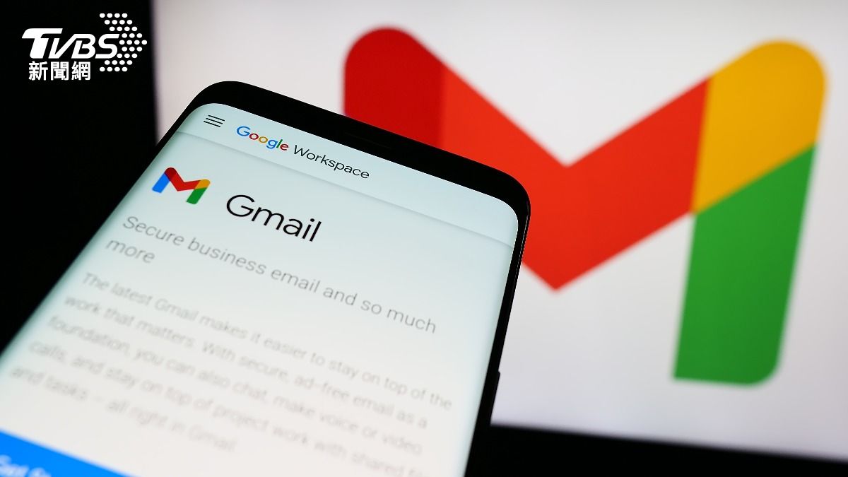 Google向近20億Gmail用戶警告，提防假官方郵件詐騙「竊個資」。（圖／達志影像Shutterstock）