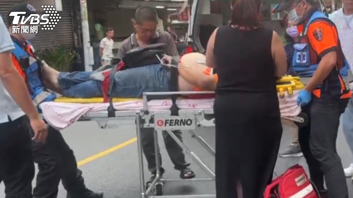 張姓丈夫經搶救後宣告不治。（圖／TVBS）