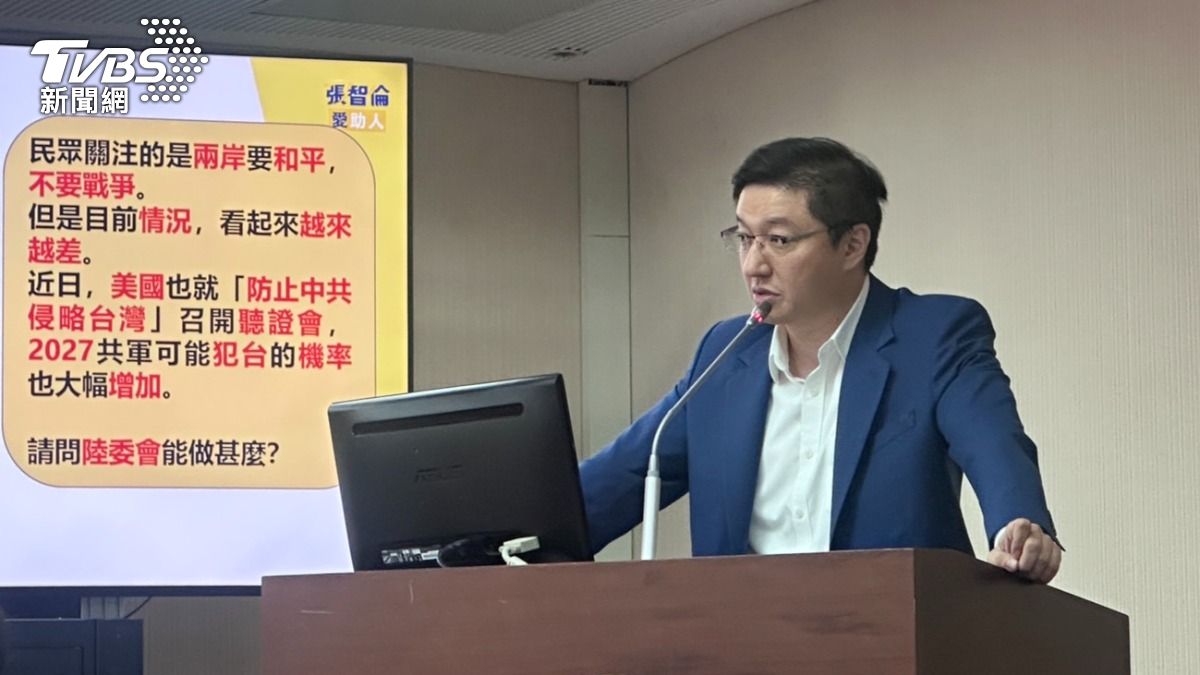 國民黨立委張智倫。（圖／林茜妤攝）