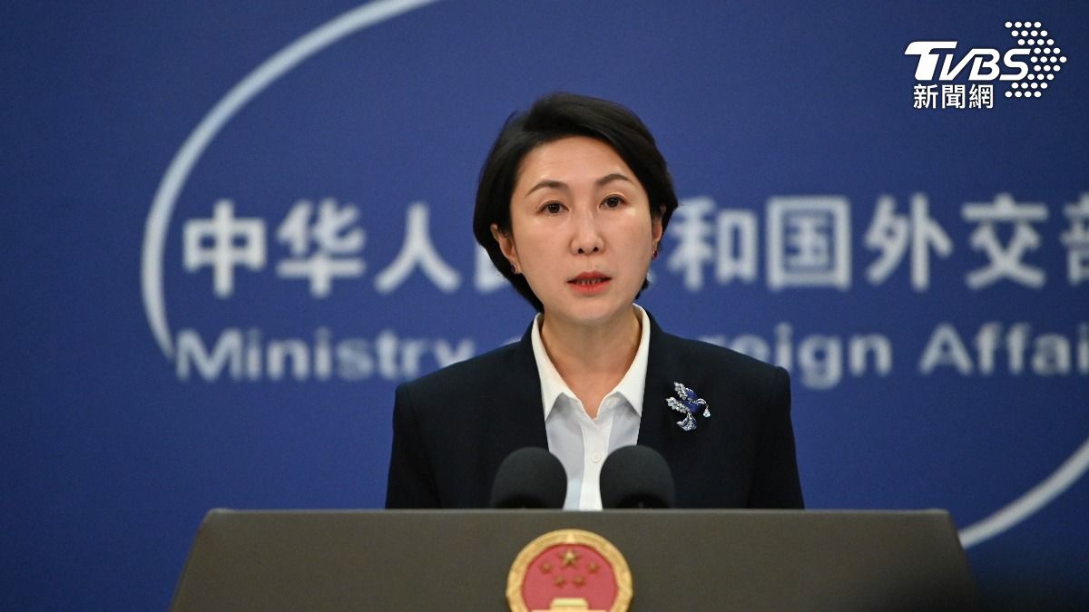 中國發言人毛寧批川普的「金穹」計畫違反外空條約宣導的和平利用原則。（圖／達志影像美聯社）