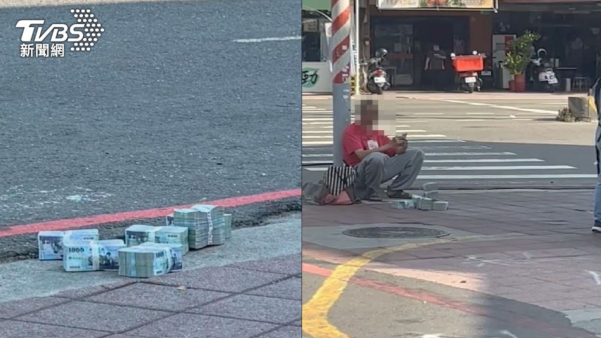 台南男子超有錢？曾路邊曬600萬現金　又在超商怒撒錢