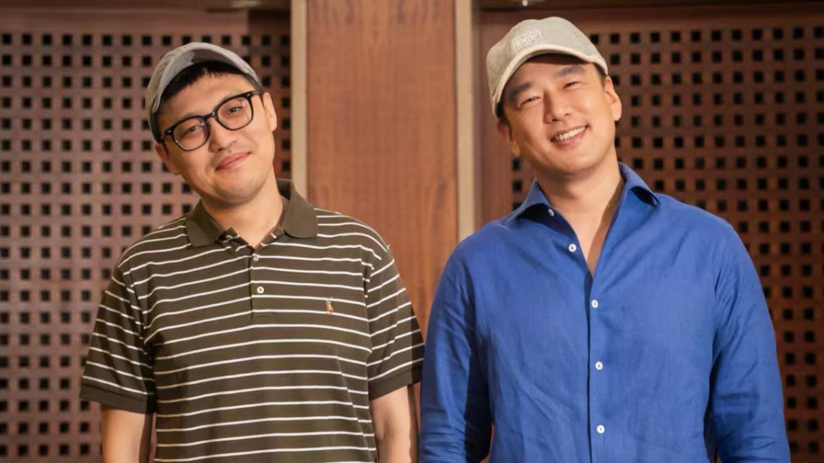 《＂騙騙＂喜歡你》導演蘇彪、演員王耀慶接受台媒訪問。（圖／兩岸電影展提供）