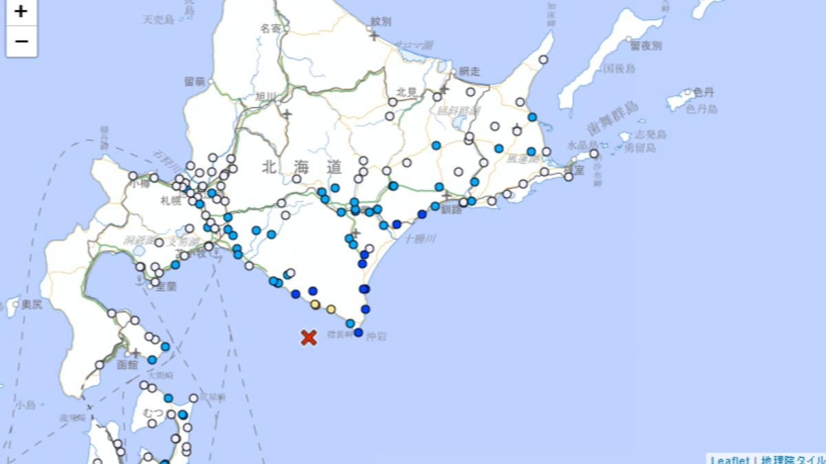 日本北海道5.6強震！「深度50公里」一票驚醒　多地明顯有感