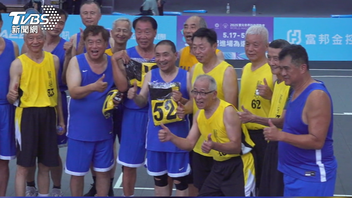 世壯運友誼賽戰平手! 侯友宜組隊戰阿公神駒隊
