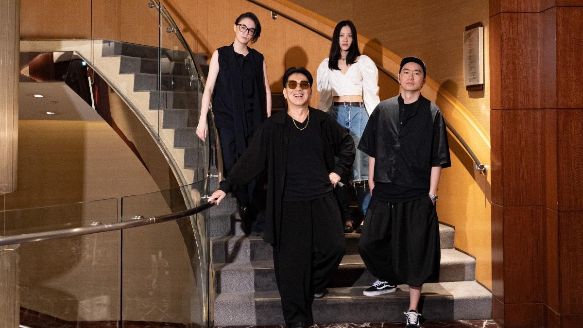 張榕容（左起）、高捷、周楚濋與導演甘劍宇出席《誤殺3》台灣媒體聯訪。（圖／兩岸電影展提供）