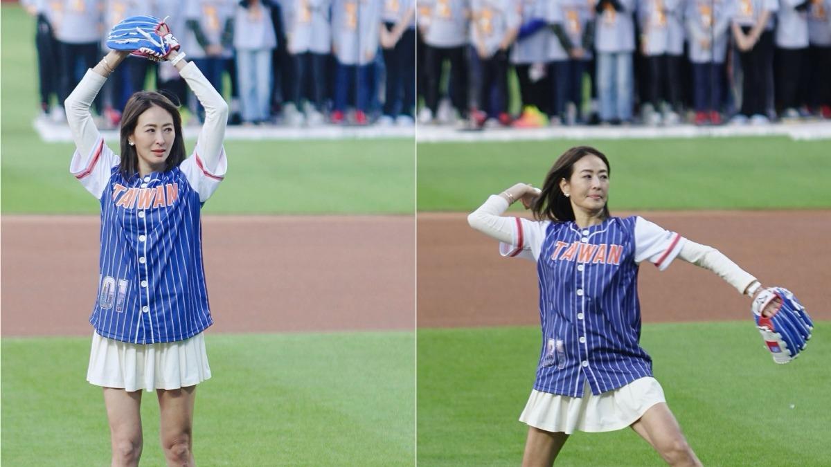 賈永婕登MLB「大都會台灣日」開球 超熱血:我台灣我驕傲