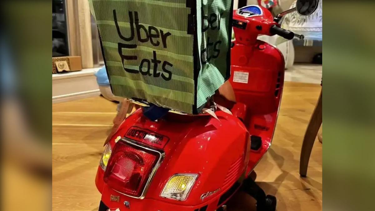 林志玲為兒子做了外送小車車，讓網友直呼超用心。（圖／翻攝自林志玲IG）