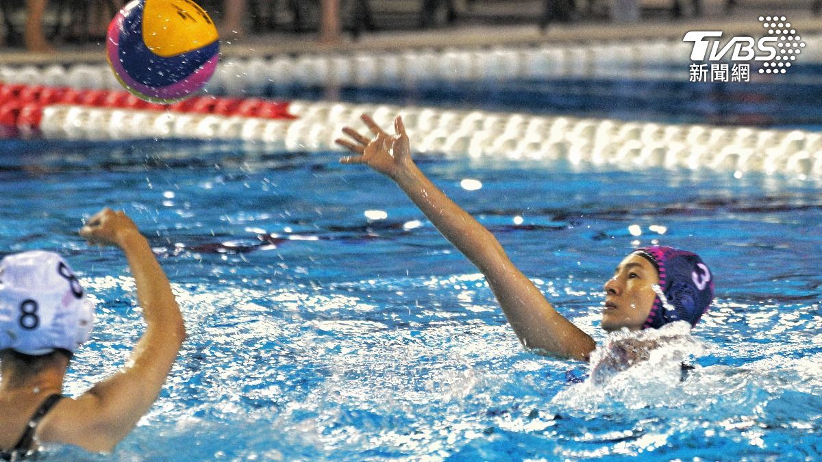 TVBS晚間新聞主播夏嘉璐報名水球，最終飲恨落敗。（圖／胡瑞麒攝）