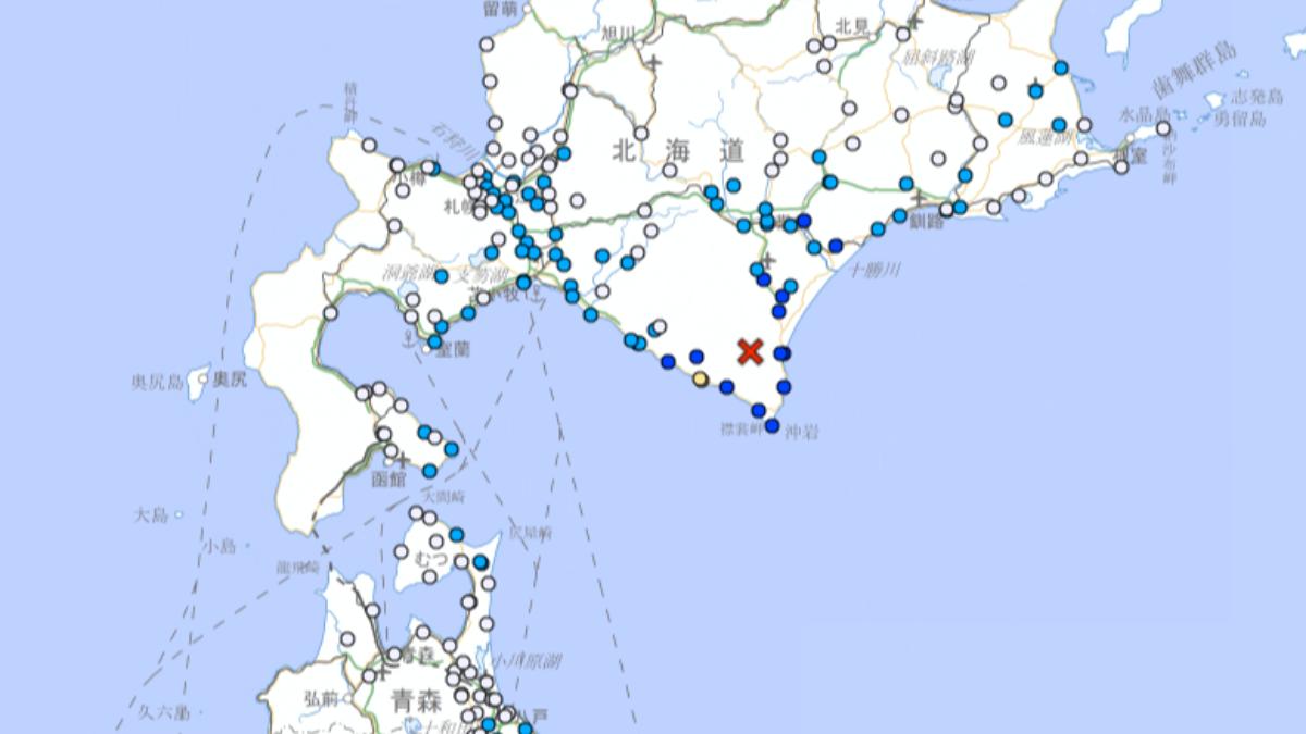 快訊／宮城外海才震完！北海道地區發生規模5.3地震