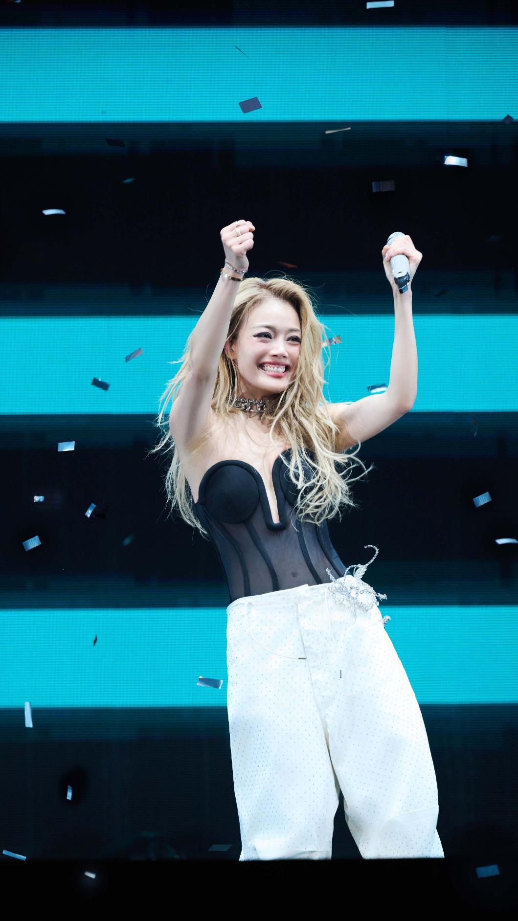 容祖兒感謝粉絲。（圖／英皇娛樂提供）