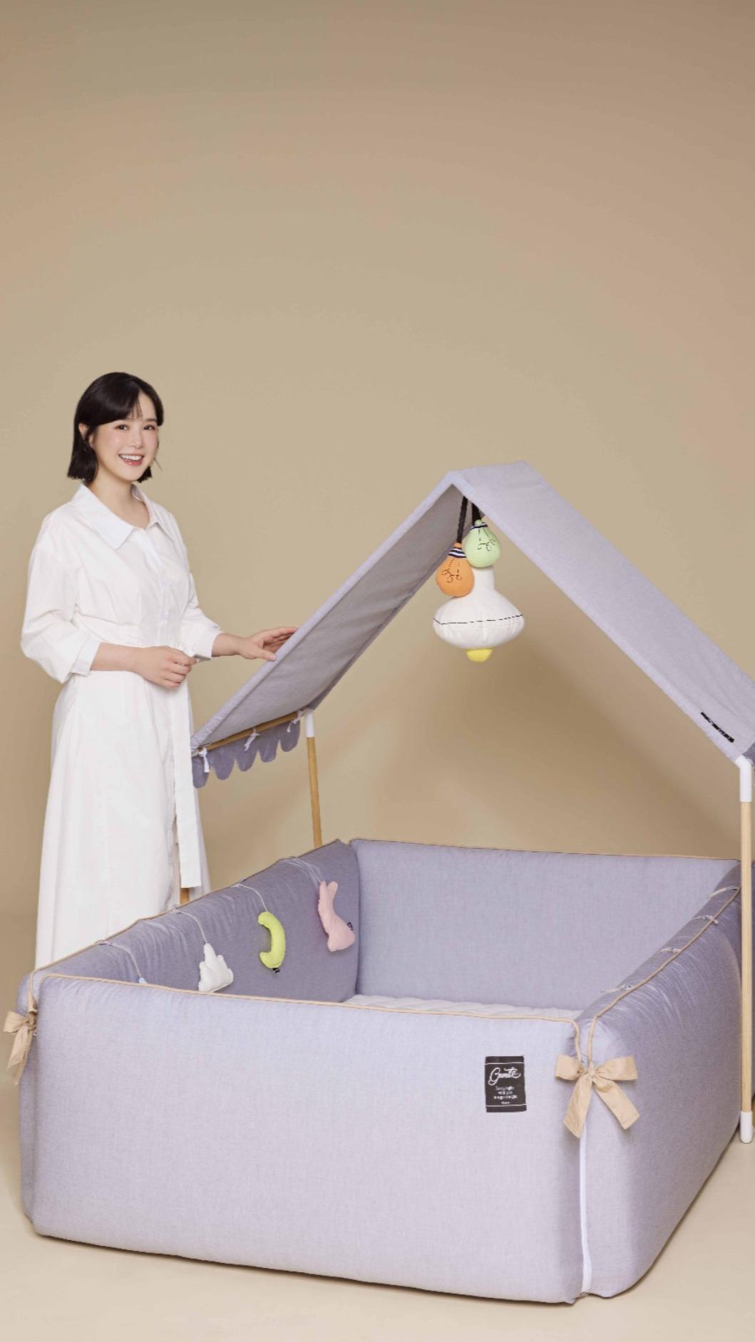 李佳穎打造溫馨育兒房。（圖／DollBao逗寶提供）