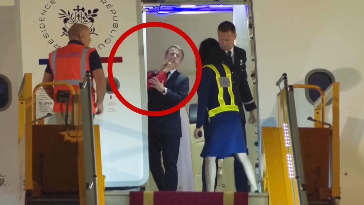 [問卦] 法國馬克宏被老婆巴臉