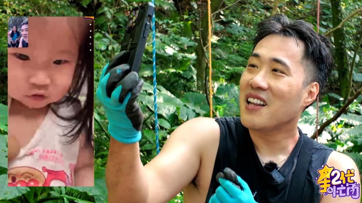 余祥銓錄影前開玩笑交代遺言給女兒。（圖／Yahoo《星二代很忙內》提供）