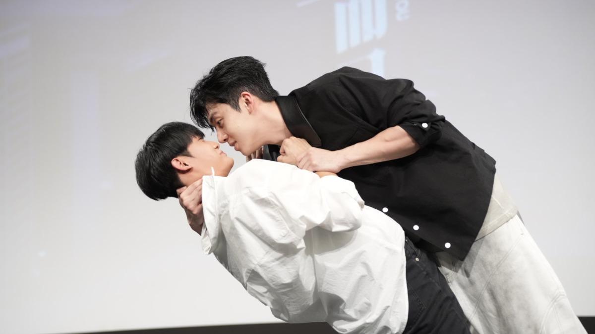 紀成澔（左）、葛兆恩不捨劇情進入尾聲。（圖／三立提供）