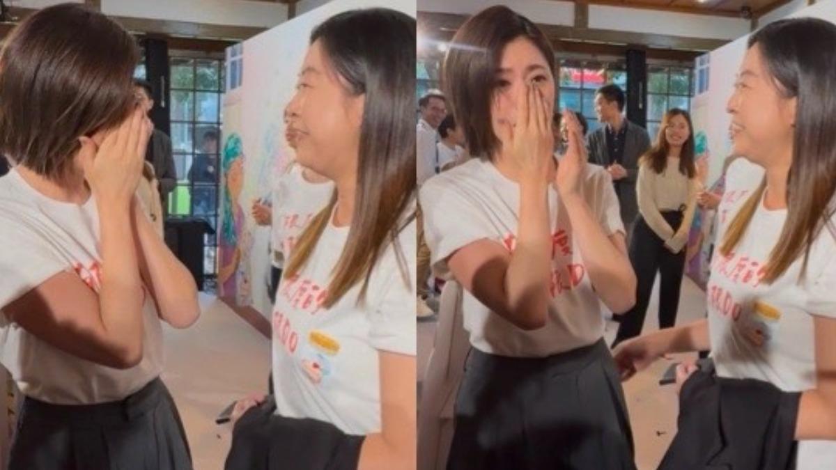 賈靜雯-賈靜雯淚崩-賈靜雯哭了-賈靜雯失控-賈靜雯巧遇亡父護理師