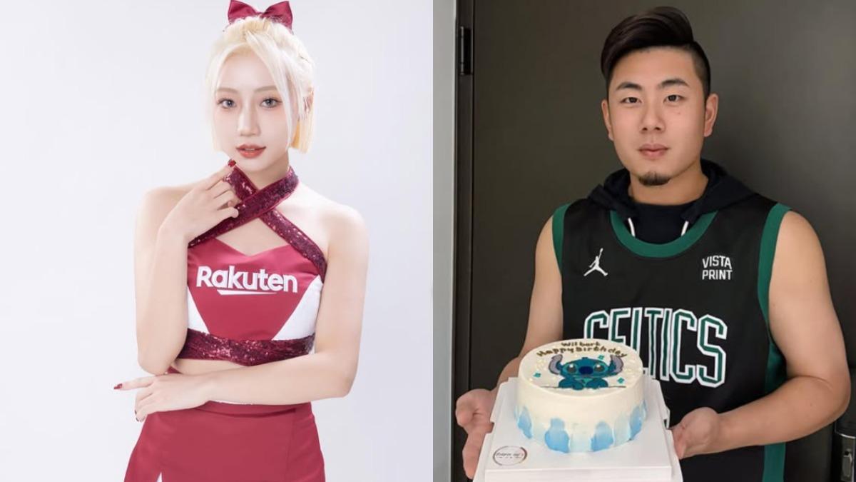 樂天女神死會+1！下班「幽會富邦球員」共進晚餐　偷摸翹臀遭拍