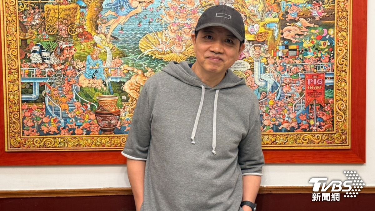 陳凱倫透露身上的衣服是兒子的。（圖／林彥君攝）