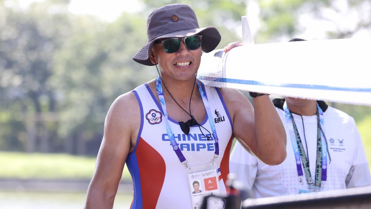 世壯運划船項目汪明輝。（圖／世壯運執委會提供）