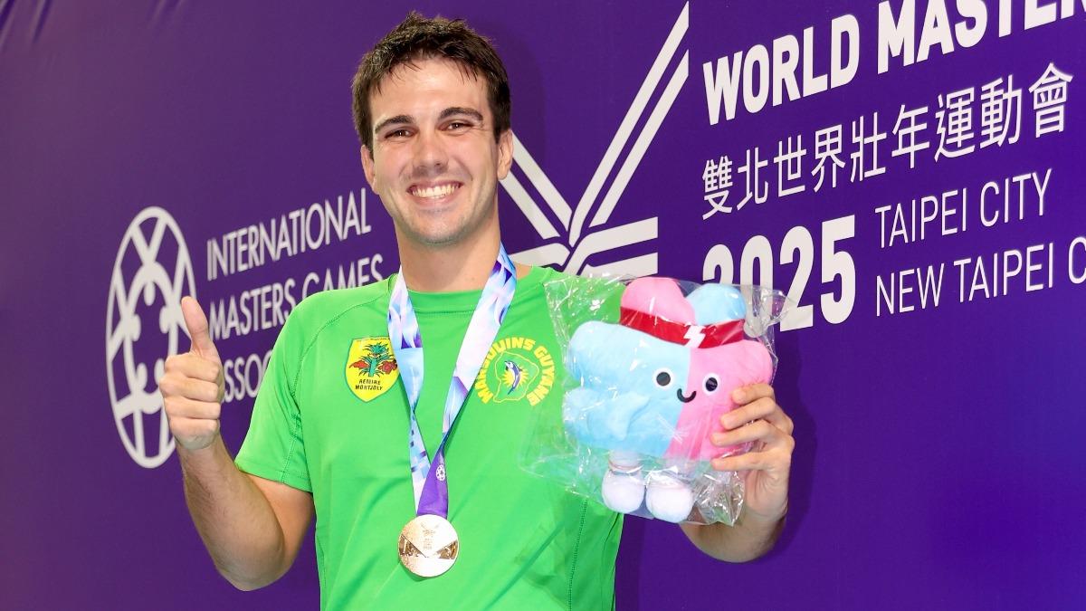 Antonin Cabassud參加游泳奪金。（圖／世壯運執委會提供）