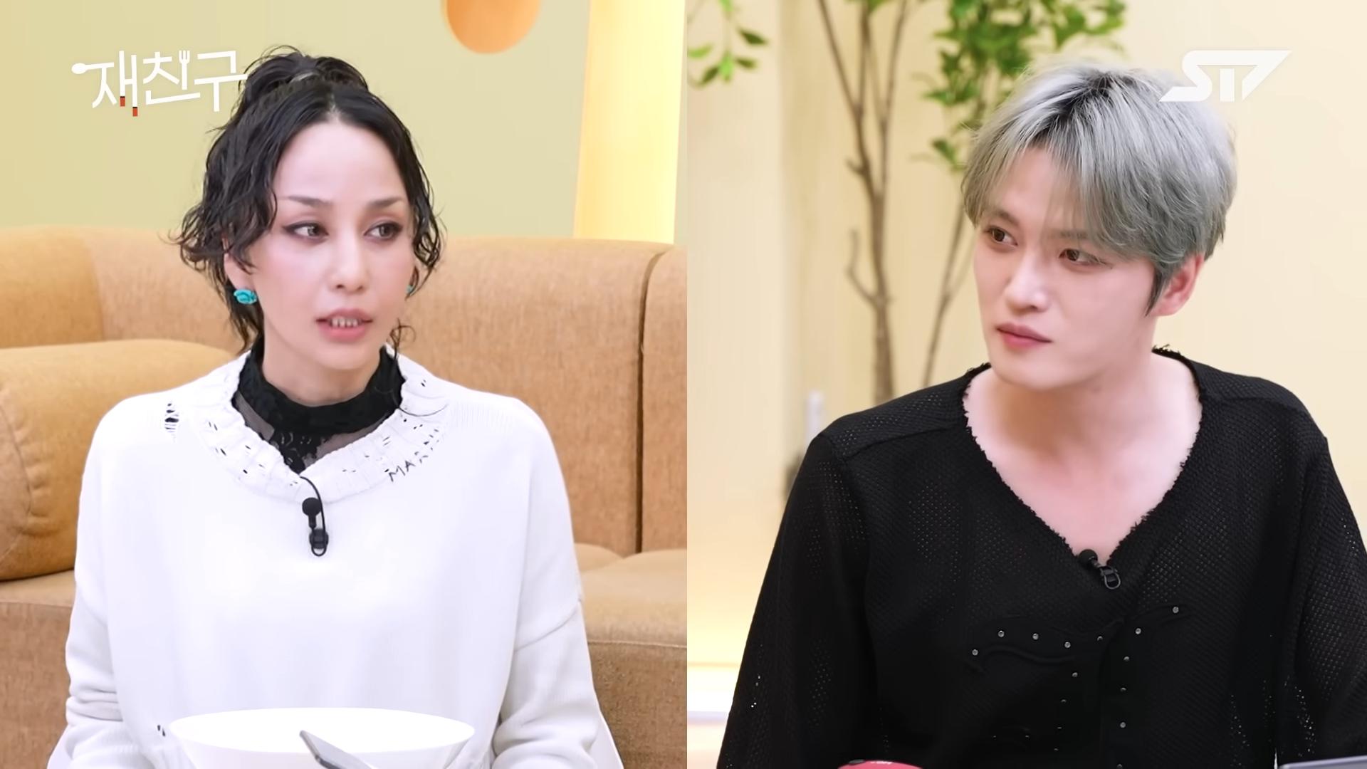 中島美嘉今天上金在中的YouTube節目。（圖／翻攝自재친구YouTube）