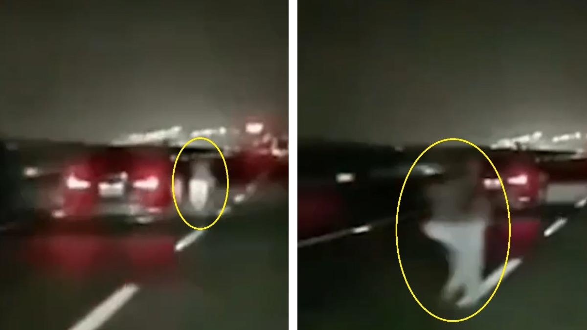 阿伯深夜走上國道遭3車撞輾慘死　詭異穿越車道畫面曝