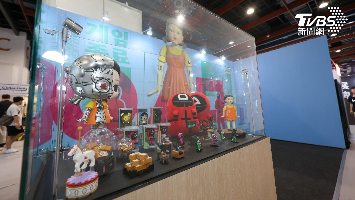 人氣IP「魷魚遊戲」。（圖／華子琛攝）