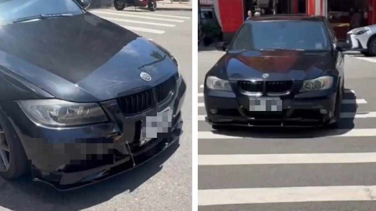 這裡是斑馬線！台中BMW男違停被勸移車　氣到開車衝人