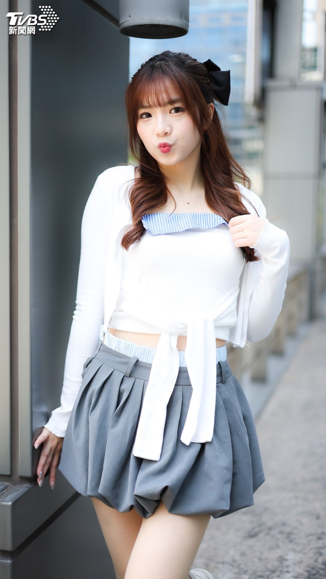 笑笑高中是乖乖牌，卻被誤認是太妹。（圖／張哲鳴攝）