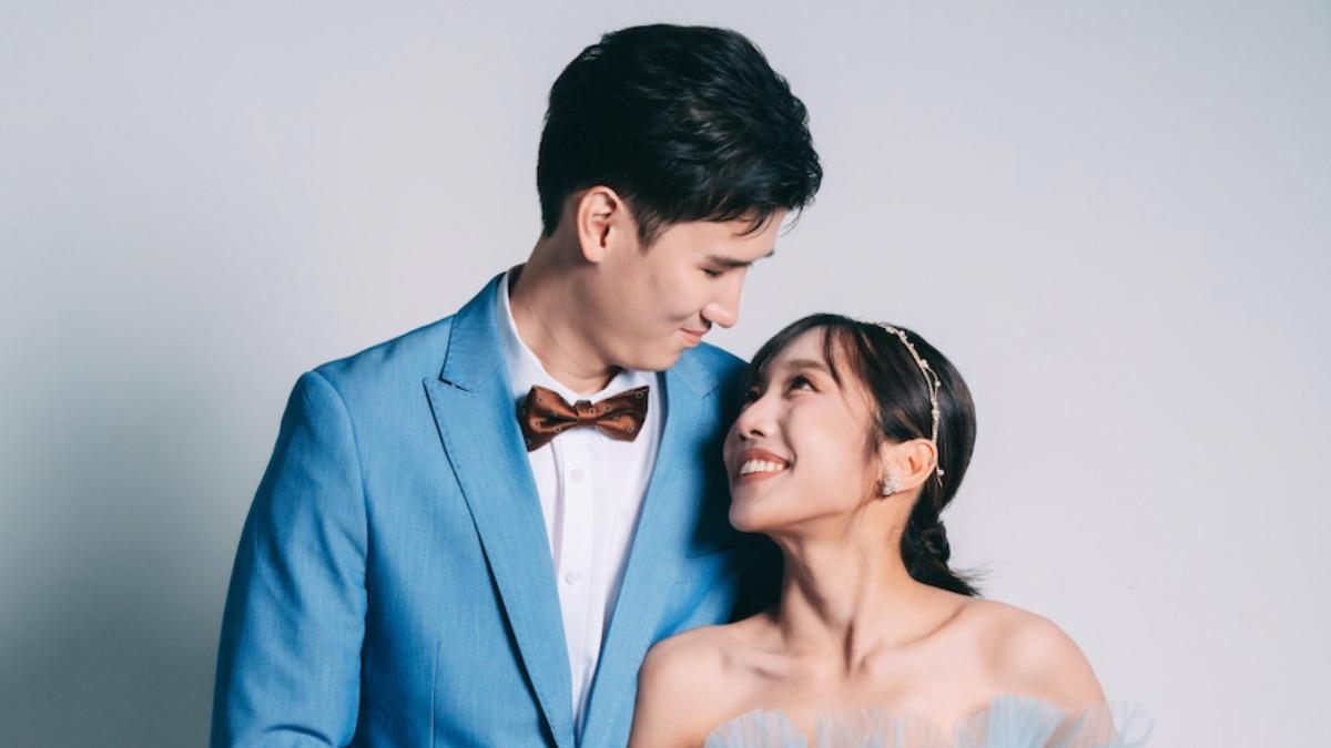 蔡佩軒讓未婚夫J罕見曝光。（圖／可瑞思國際娛樂提供）