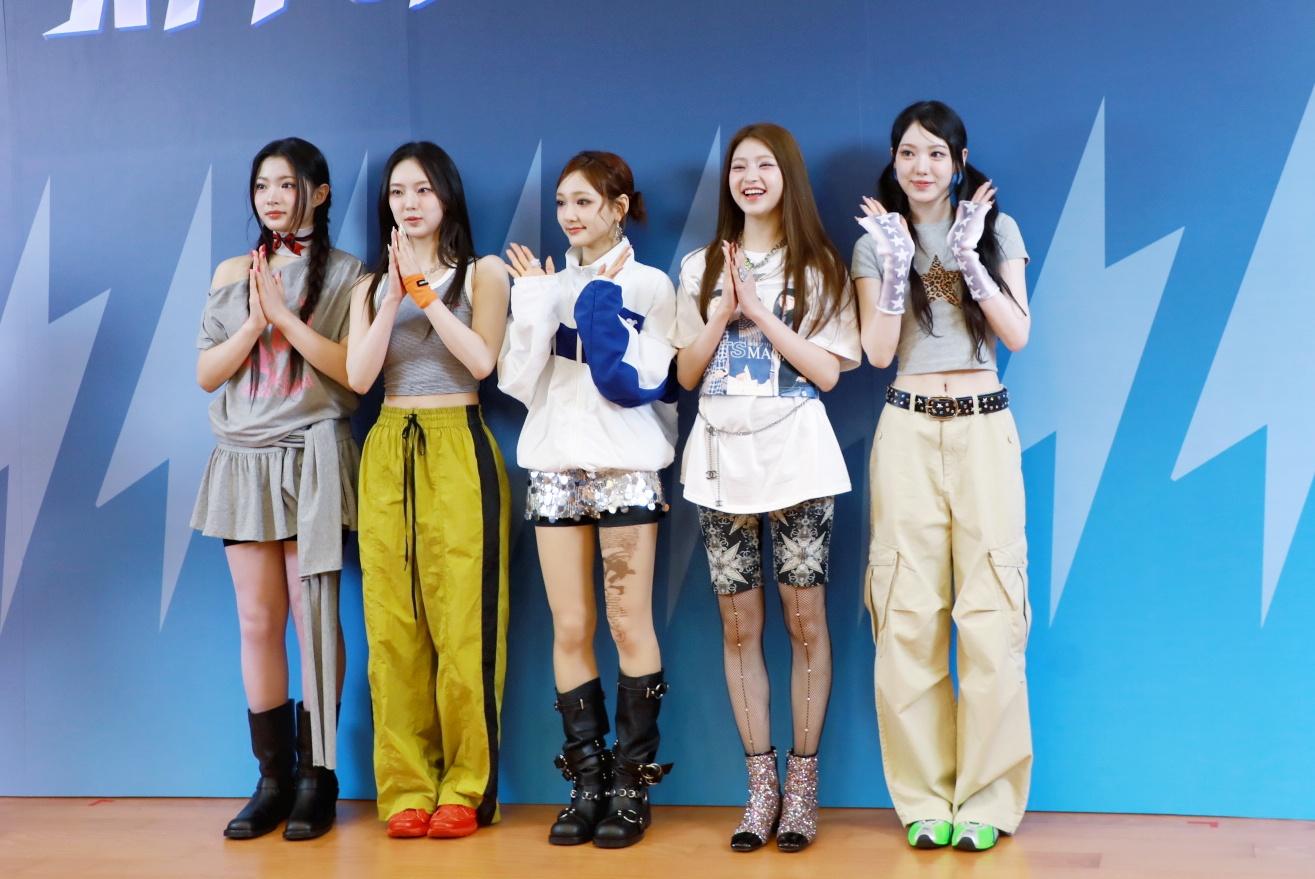 KiiiKiii出道不到半年就來台表演。（圖／林坤緯攝）