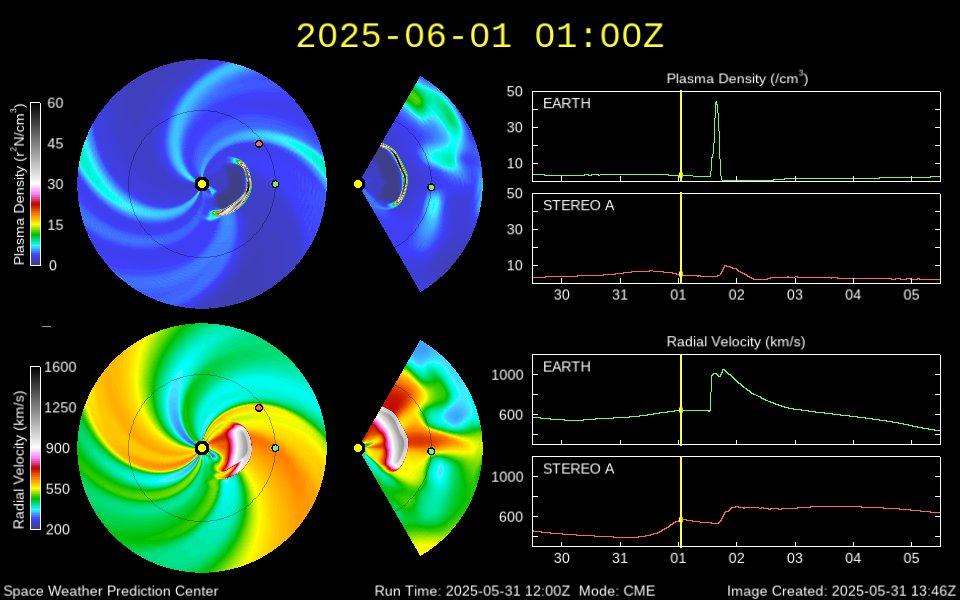 氣象署發布太空天氣特報。（圖／中央氣象署）