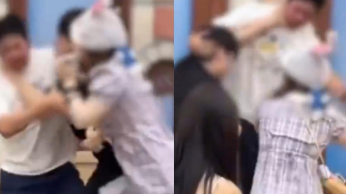 上海迪士尼變格鬥場！情侶PK一家三口 小孩遭狠推