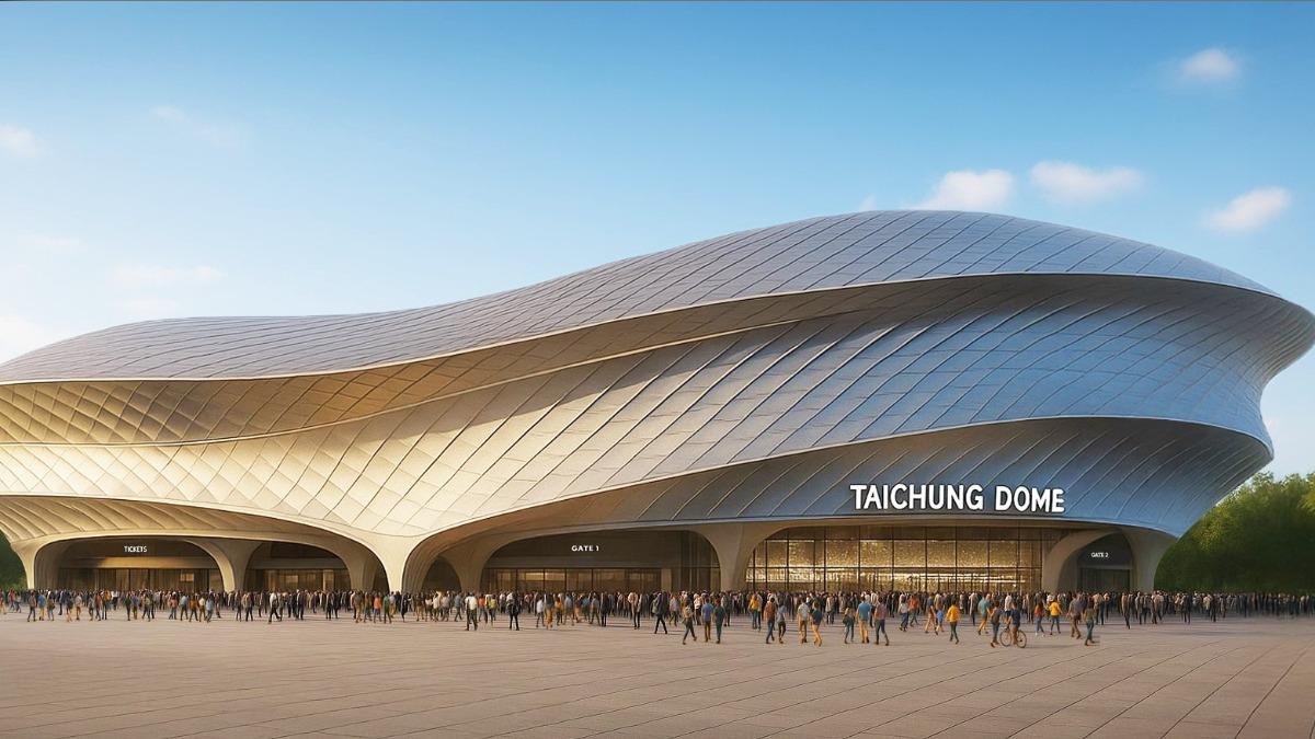 Taichung mayor reveals 2030 Super Dome project (Courtesy of Taichung City’s government) Taichung unveils 30,000-capacity Super Dome vision