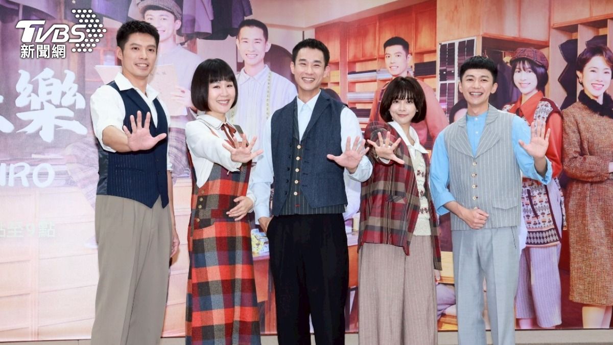 王盈凱（左起）、何宜珊、盧彥澤、蔡祥、陳玹宇出席記者會。（圖／趙世平攝）