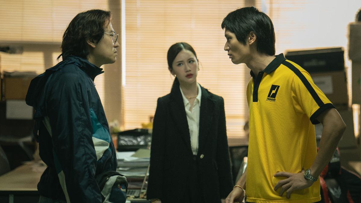 帕朗、ICE、葉芷妤在劇中組三人團隊，卻經常爭吵。（圖／Netflix提供）