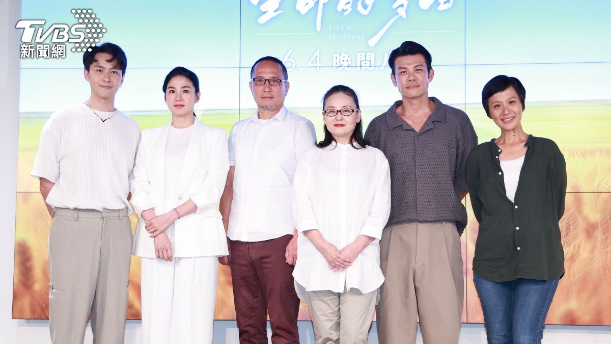 張雁名（左起）、洪小鈴、艾偉、王淑娟、陳志強、黃采儀同台。（圖／黃城碩攝）