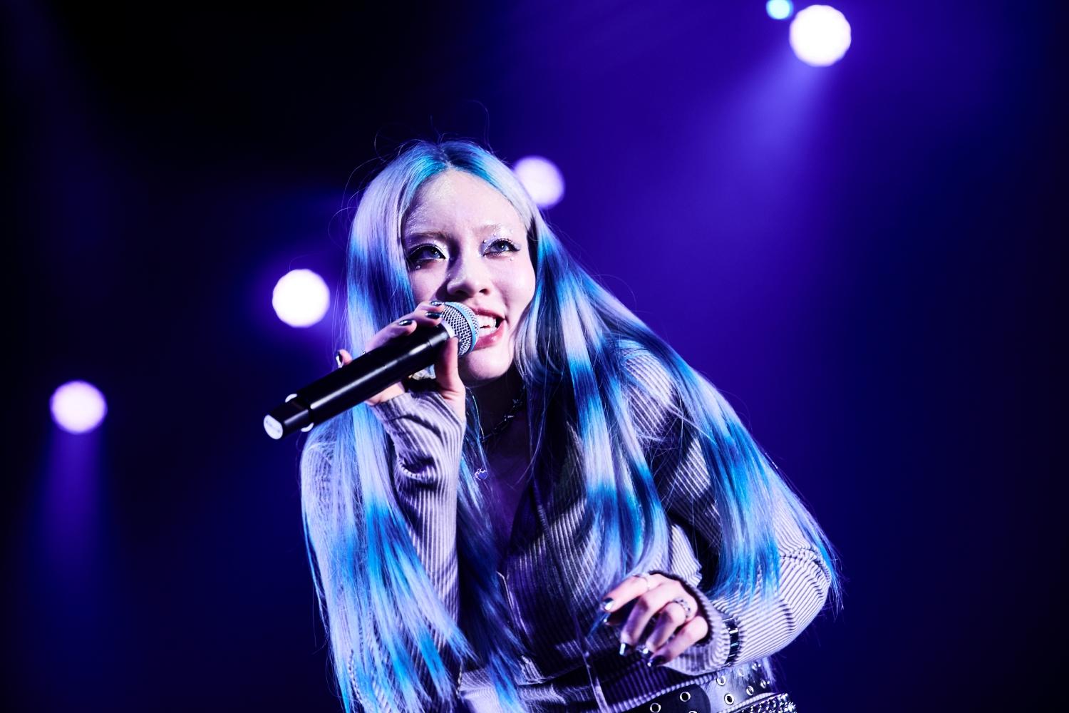 CHANMINA去年演唱會上大喊「我愛木瓜牛奶」。（圖／大鴻藝術提供）