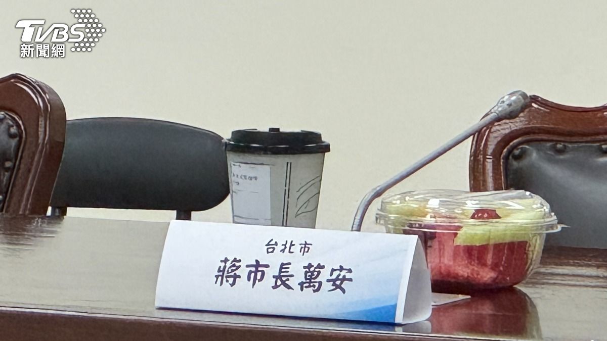 蔣萬安未出席拜會國民黨立法院黨團。（圖／陳怡潔攝）